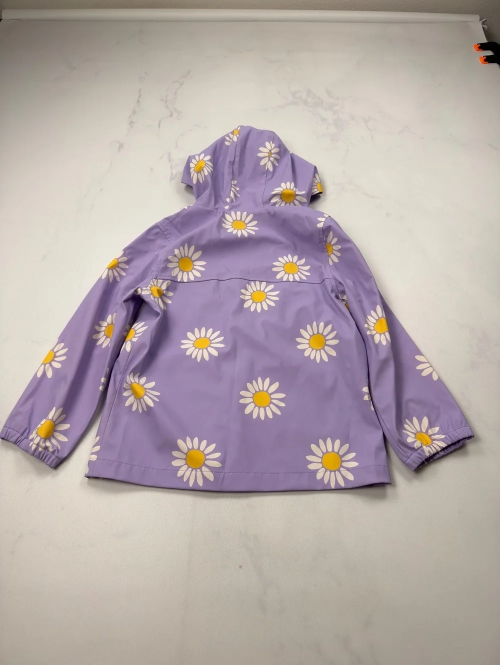 Old Navy Daisy Rain Jacket Lilac 2010s Indie - Girls L 10-12